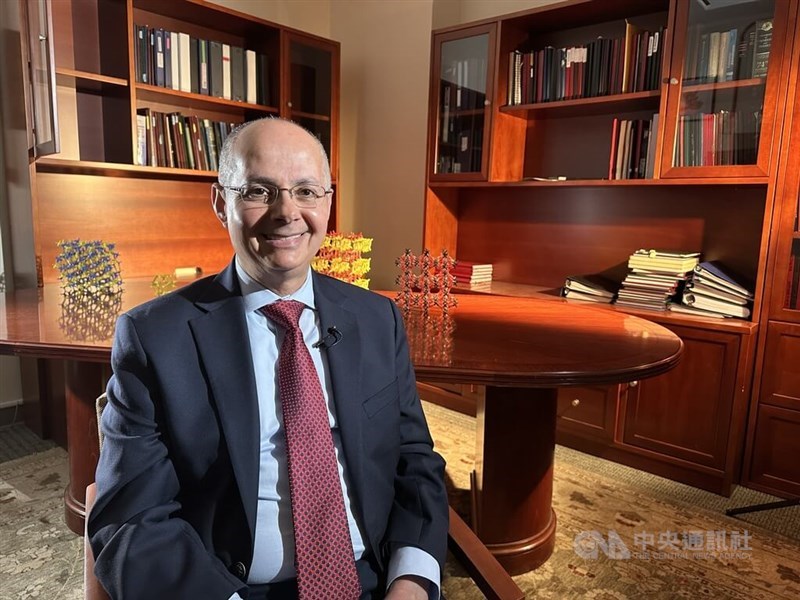 Omar M. Yaghi poses for a photo during a recent interview with CNA at University of California, Berkeley. CNA photo June 18, 2024