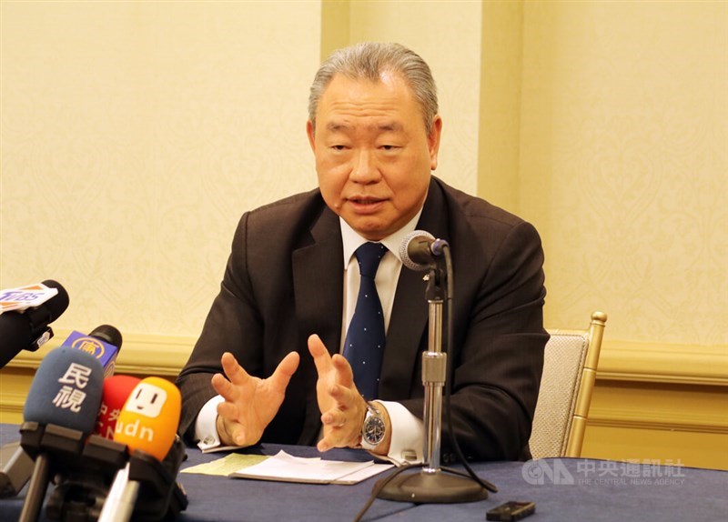 Taiwan's representative to the United States Alexander Yui. CNA photo June 26, 2024