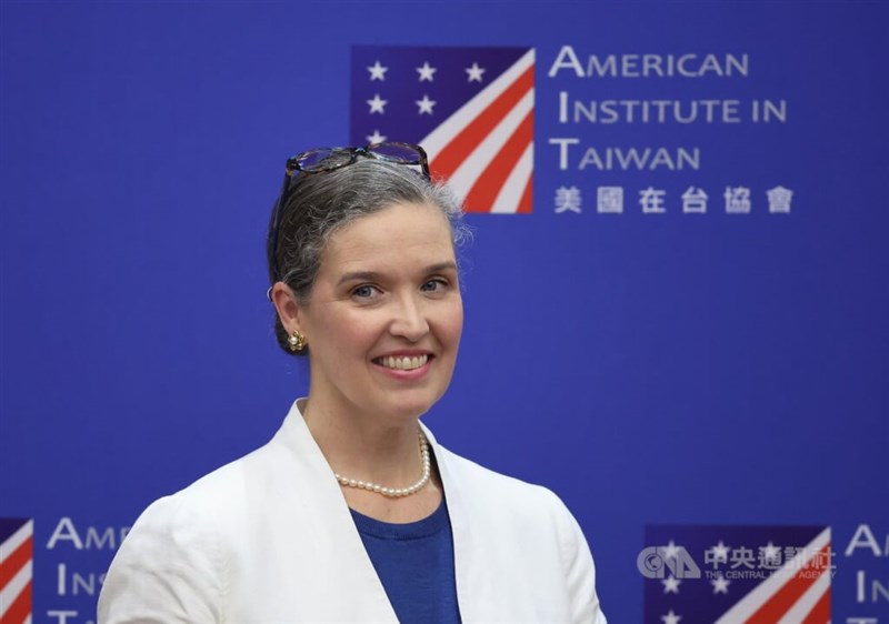 Sandra Oudkirk, director of the American Institute in Taiwan's Taipei office. CNA file photo