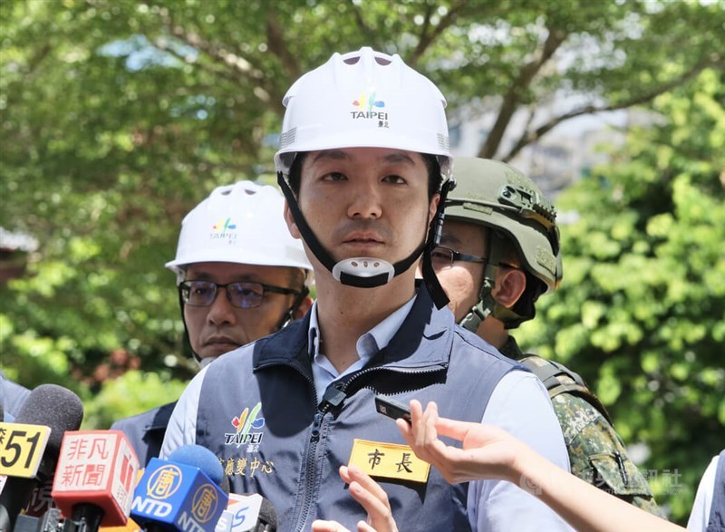 Taipei Mayor Chiang Wan-an. CNA photo July 22, 2024