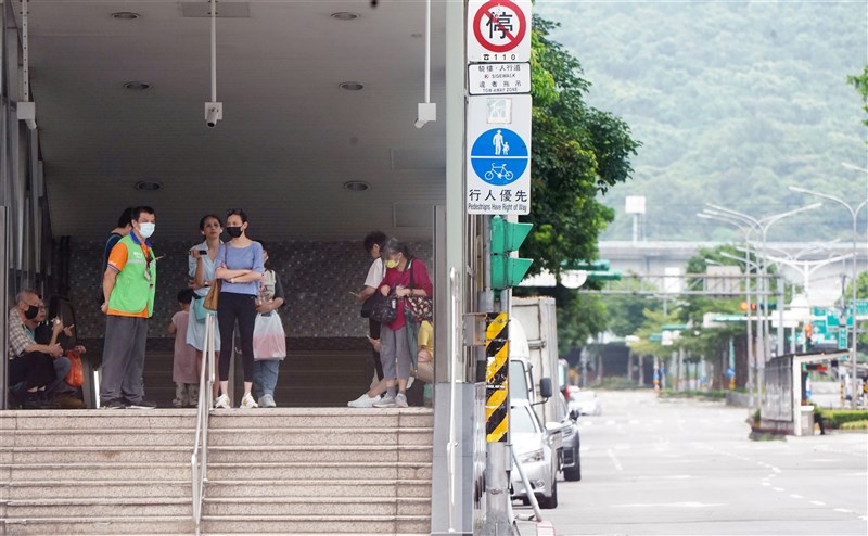 Wanan air raid drills in Taipei Tuesday. CNA photo July 23, 2024