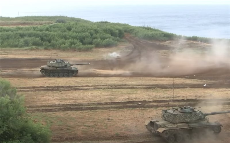 In Penghu County, Wednesday. Photo courtesy of Ministry of National Defense July 24, 2024