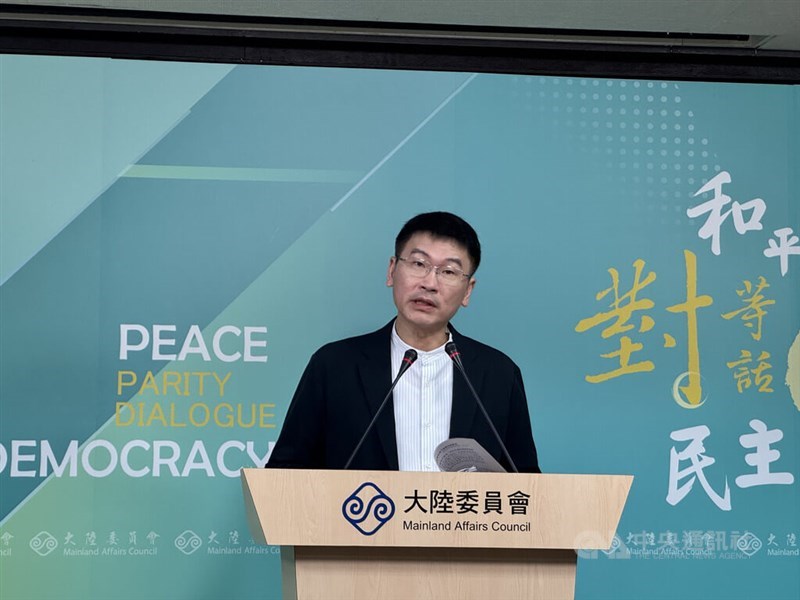 MAC deputy head and spokesperson Liang Wen-chieh. CNA photo Aug. 1, 2024