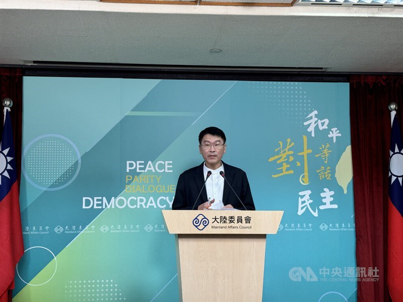 MAC deputy head and spokesperson Liang Wen-chieh. CNA photo Aug. 8, 2024