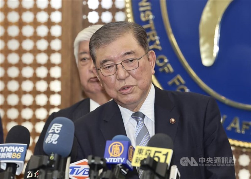 Former Japanese Defense Minister Shigeru Ishiba. CNA photo Aug. 14, 2024