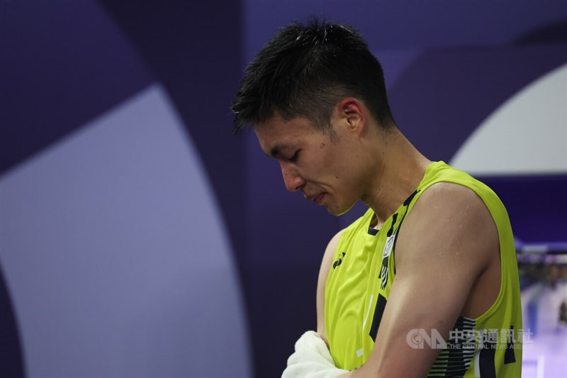 Taiwan's top male shuttler Chou Tien-chen. CNA file photo