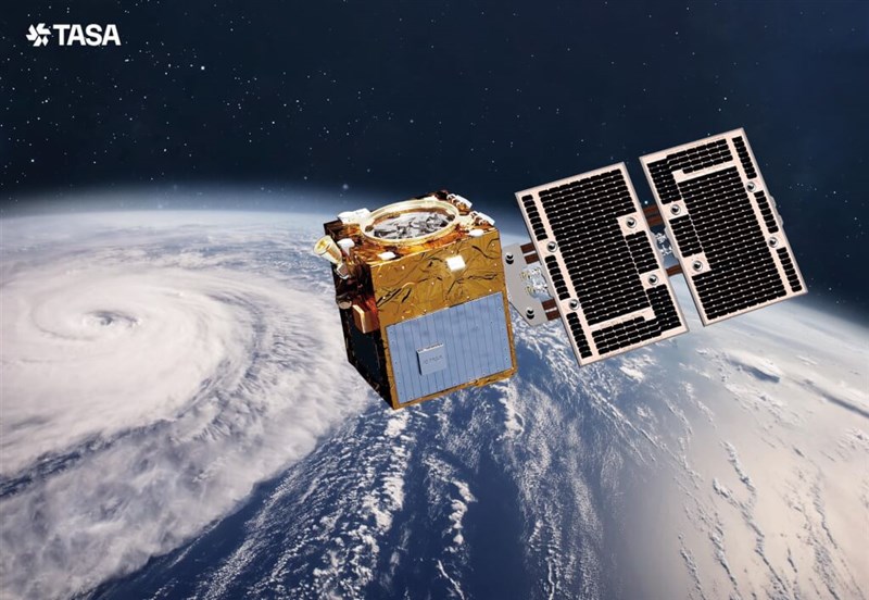 Taiwan's second locally built weather satellite Triton. File photo courtesy of TASA