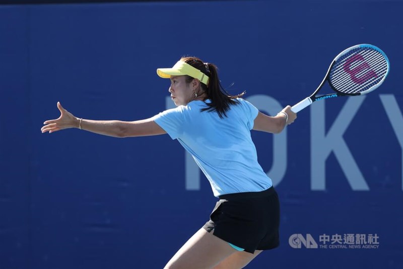 Taiwanese tennis player Chan Hao-ching. CNA file photo