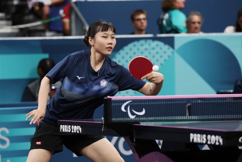 Taiwan table tennis player Tian Shiau-wen. Photo courtesy of Sports Administration Sept. 3, 2024