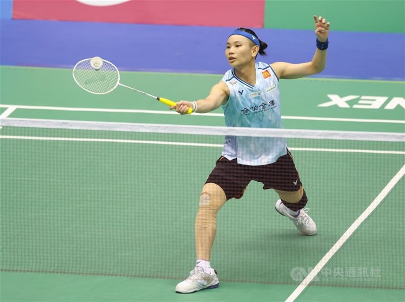 Taiwanese badminton player Tai Tzu-ying. CNA photo Sept. 4, 2024