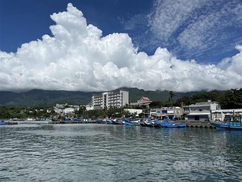 A view of the Xingang fishing port in Taitung County on Tuesday. CNA photo Sept. 10, 2024