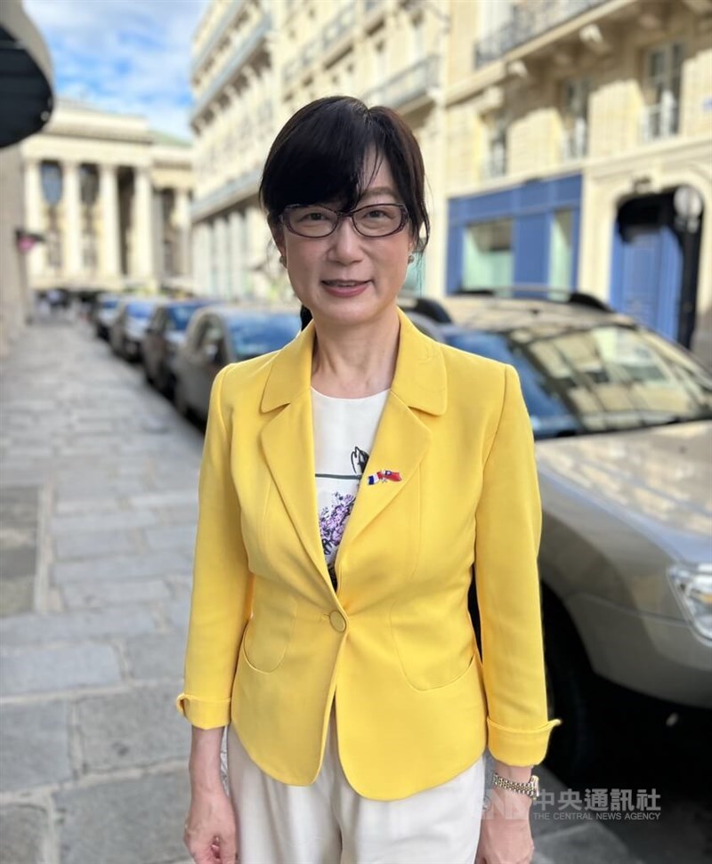 Taiwan's new representative to France Hao Pei-chih. CNA photo Sept. 10, 2024