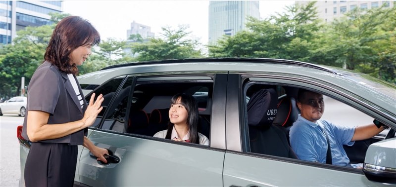 A parent waves goodbye to her daughter in this promo for Uber's new teen ride service. Photo courtesy of Uber