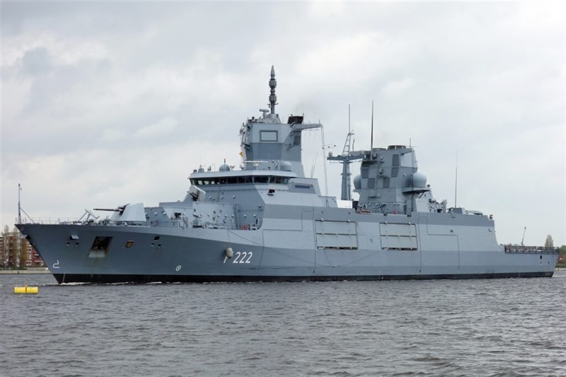 German frigate Baden-Württemberg. Photo courtesy of Ein Dahmer, via Wikimedia Commons