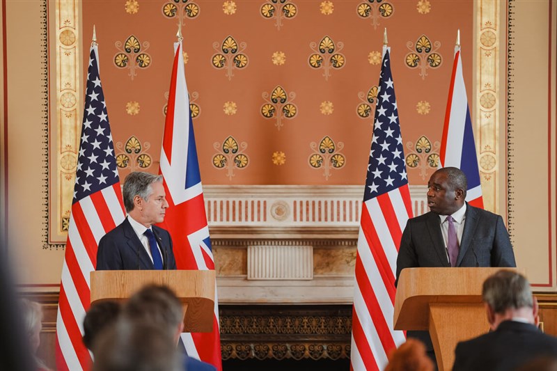 U.S. Secretary of State Antony Blinken (left) and U.K. Foreign Secretary David Lammy (right) engage in a Strategic Dialogue held in London on Sept. 10-11. Photo courtesy of Foreign, Commonwealth and Development Office of the United Kingdom