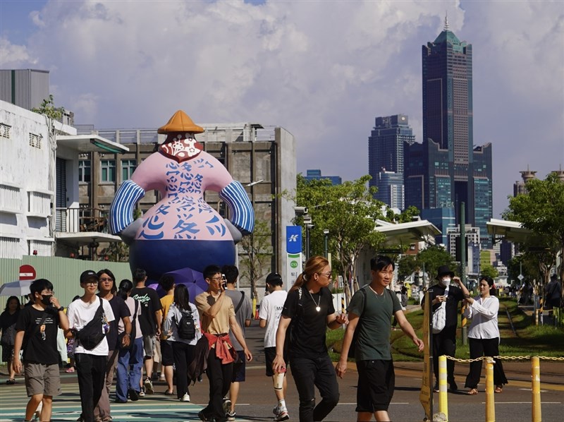 The Pier-2 Art Center in Kaohsiung. CNA photo Sept. 17, 2024