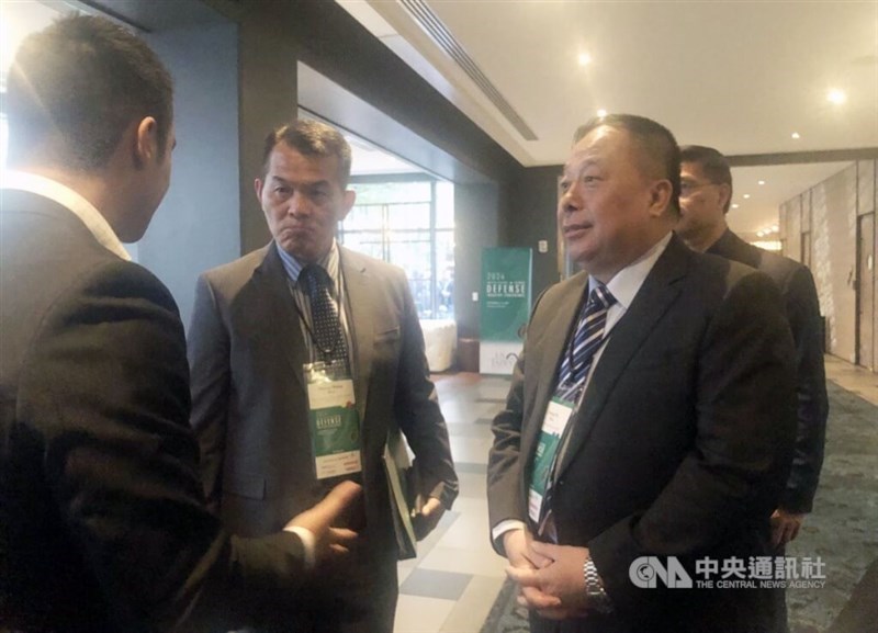 Vice Minister Hsu Yen-pu (front right) attends the 2024 U.S.-Taiwan Defense Industry Conference that began on Sunday in Philadelphia. CNA photo Sept. 22, 2024