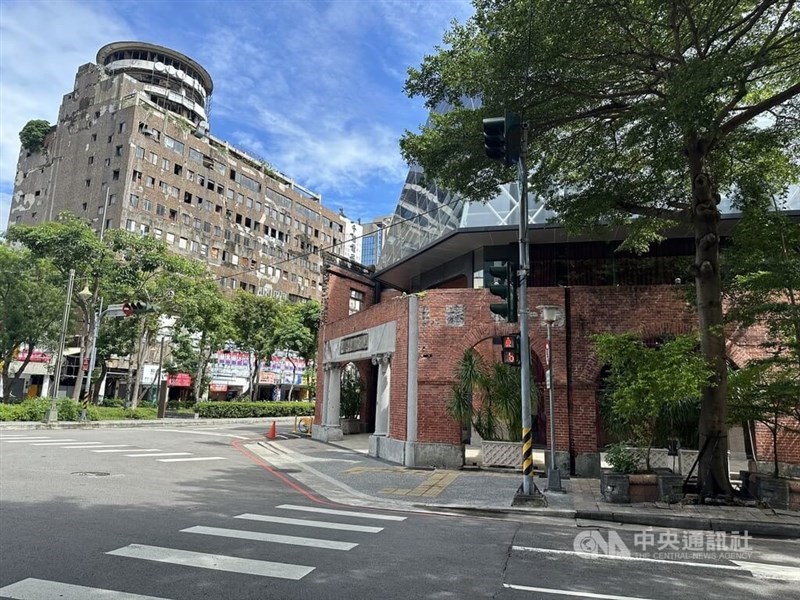 The intersection between Zhongshan Road and Luchuan East Street in Taichung. CNA photo Sept. 26, 2024