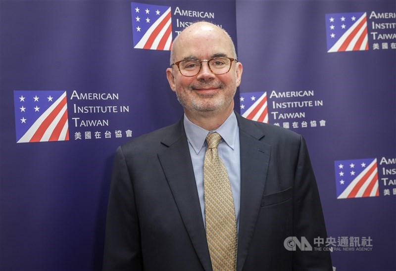 Director of the American Institute in Taiwan Raymond Greene. CNA photo Sept. 26, 2024