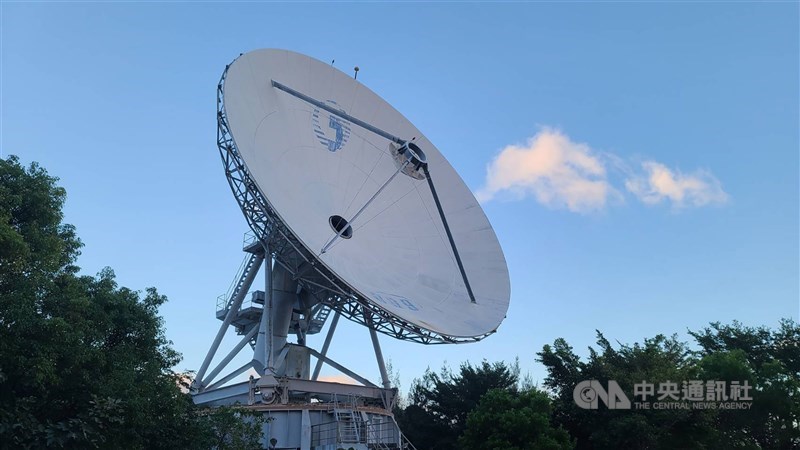 The satellite receiving station of Chunghwa Telecom's Fangshan Base in Pingtung. CNA file photo