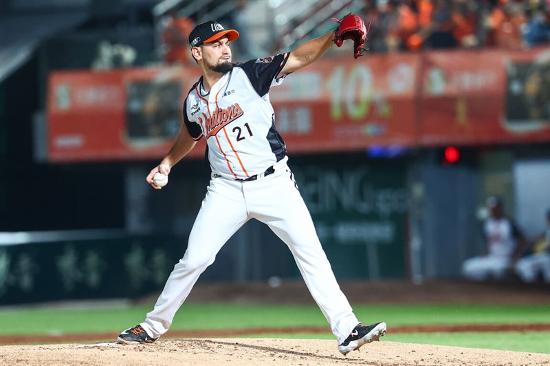 Uni-President 7-Eleven Lions' starting pitcher Mario Sanchez. Photo courtesy of the Uni-President 7-Eleven Lions Oct. 14, 2024