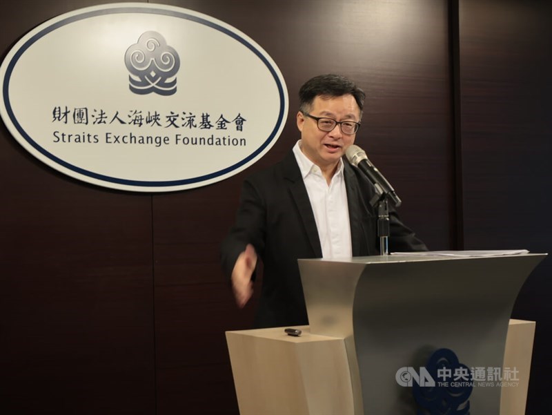 Straits Exchange Foundation Secretary-General Luo Wen-jia. CNA file photo