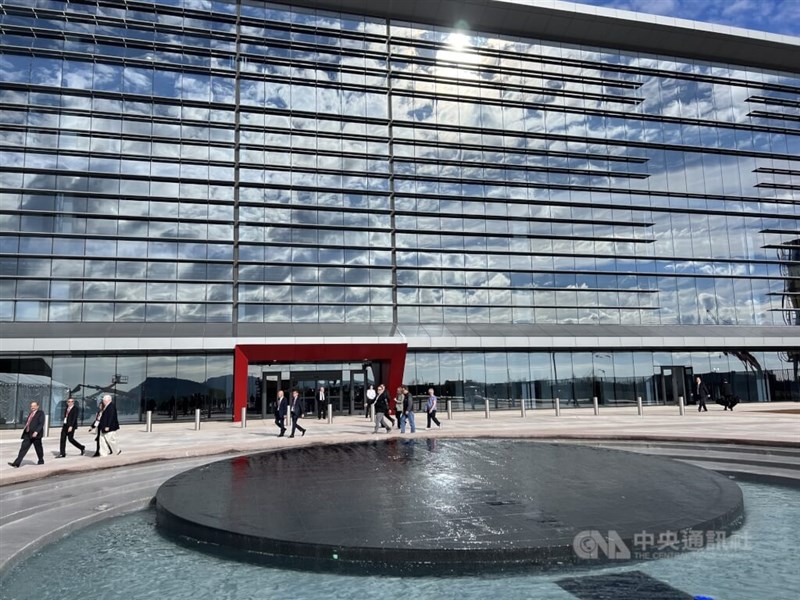 The office building of the TSMC's wafer fab in the U.S. state of Arizona. CNA file photo