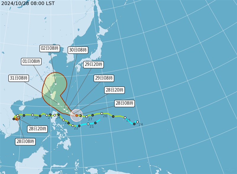 Graphic: Central Weather Administration