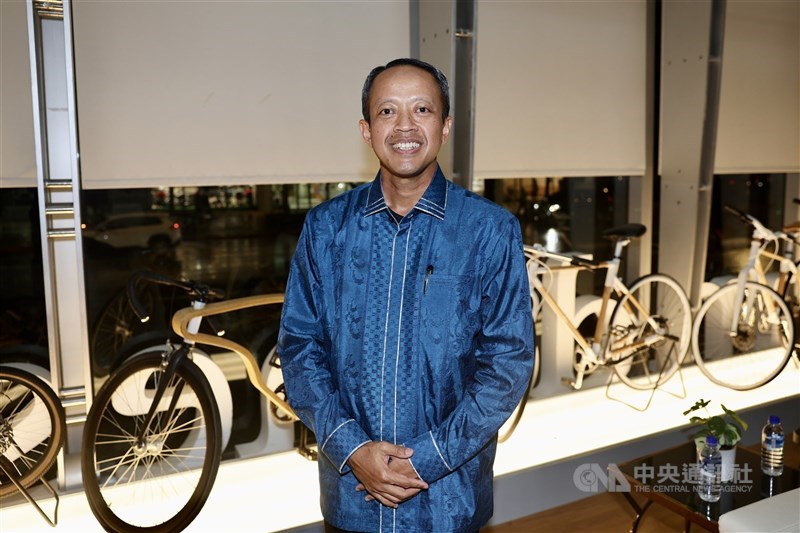 Arif Sulistiyo,the new head of the Indonesian Economic and Trade Office to Taipei. CNA photo Oct. 29, 2024