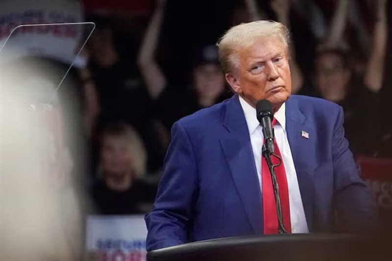 Donald Trump speaks to supporters during a recent election campaign. Photo: Reuters