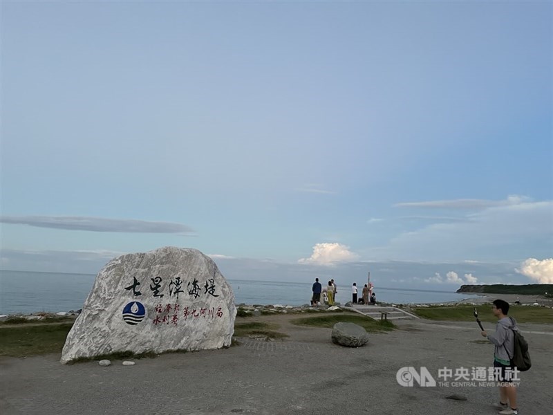 The Qixingtan Beach in Hualien County, eastern Taiwan. CNA file photo