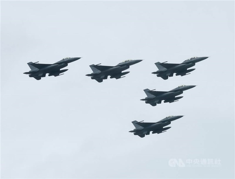 Taiwan's F-16V figther jets. CNA file photo