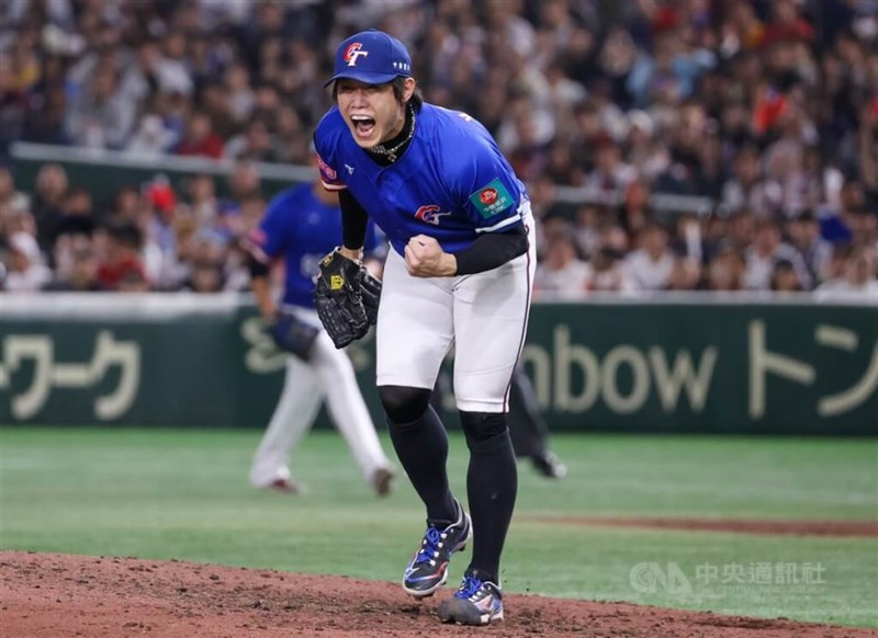 Veteran Taiwanese pitcher Chen Kuan-yu. CNA photo Nov. 24, 2024