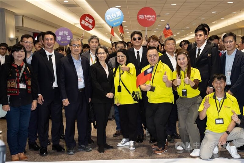 Vice President Hsiao Bi-khim (fourth left)