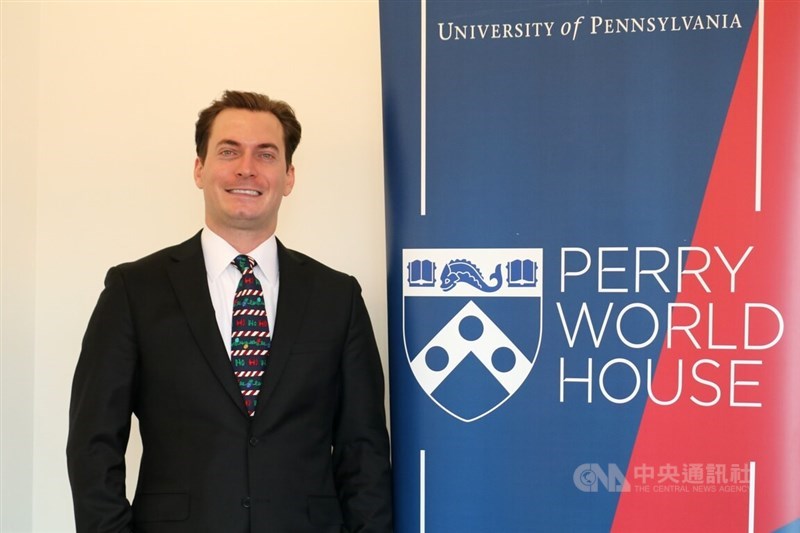 Thomas J. Shattuck, a special project manager at the University of Pennsylvania's Perry World House policy research center. CNA photo Dec. 13, 2024