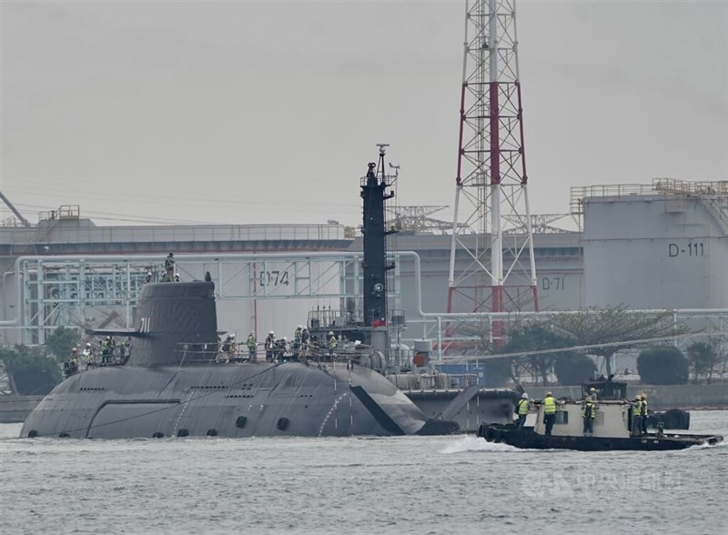 Taiwan's indigenous defense submarine (IDS) prototype, the Narwhal. CNA file photo