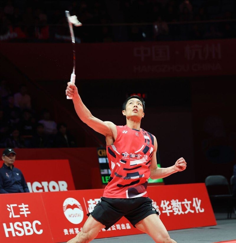 Taiwan badminton ace Chou Tien-chen. CNA file photo