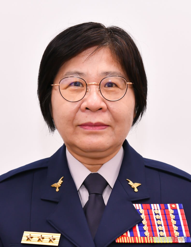 Highway police chief Liao Mei-ling who will become the National Police Agency's first female deputy director-general. Photo courtesy of National Police Agency