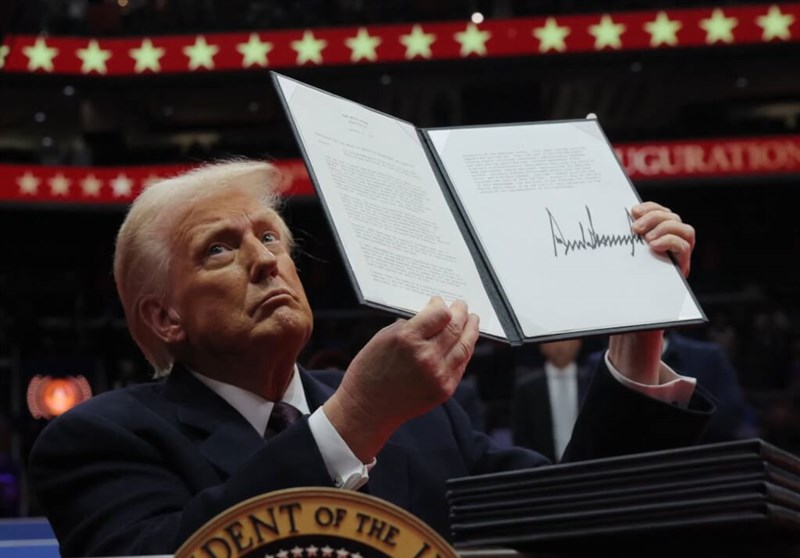 U.S. President Donald Trump is sworn in for his second term on Monday. Photo: Reuters Jan. 20, 2025