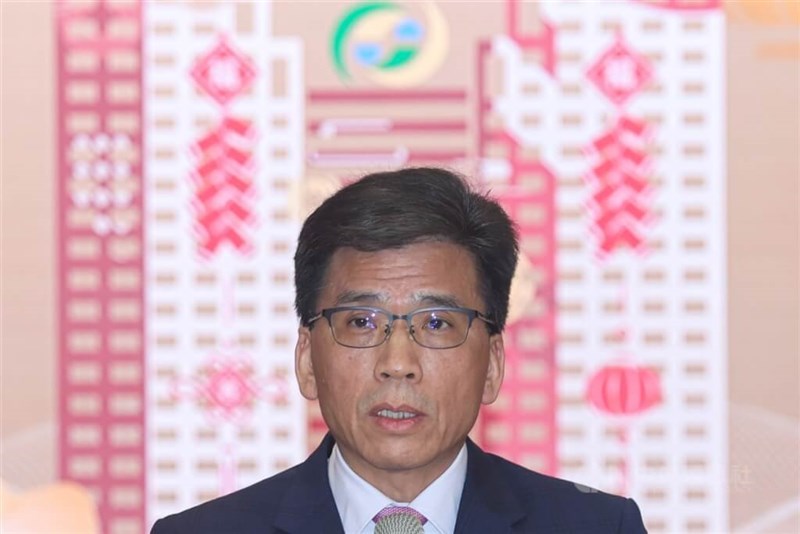 Peng Jin-lung at a Taipei news conference. CNA photo Jan. 22, 2025