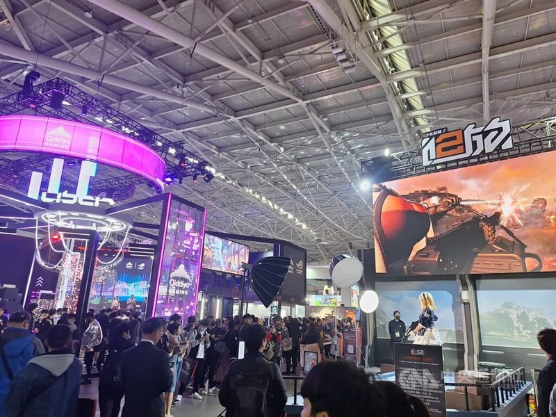 The 2025 Taipei Game Show opens on Thursday. CNA photo Jan. 23, 2025