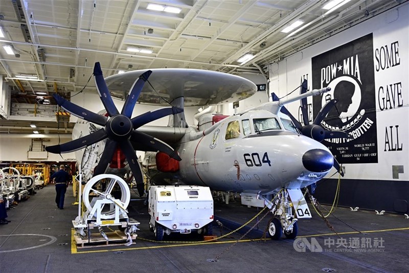 An E-2D advanced early warning aircraft. CNA file photo