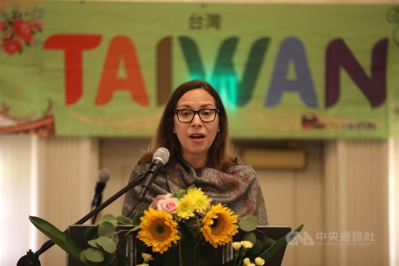 Laura Rosenberger, the chair of the American Institute in Taiwan. CNA file photo