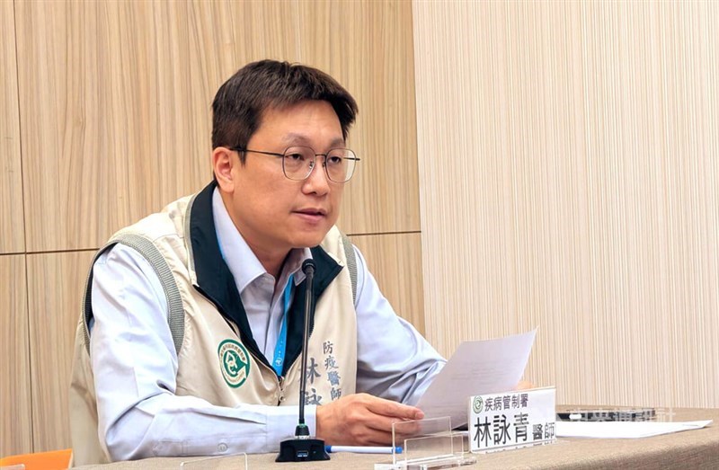 CDC physician Lin Yung-ching provides an update on the influenza situation in Taiwan during a routine news conference on Tuesday. CNA photo Feb. 25, 2025