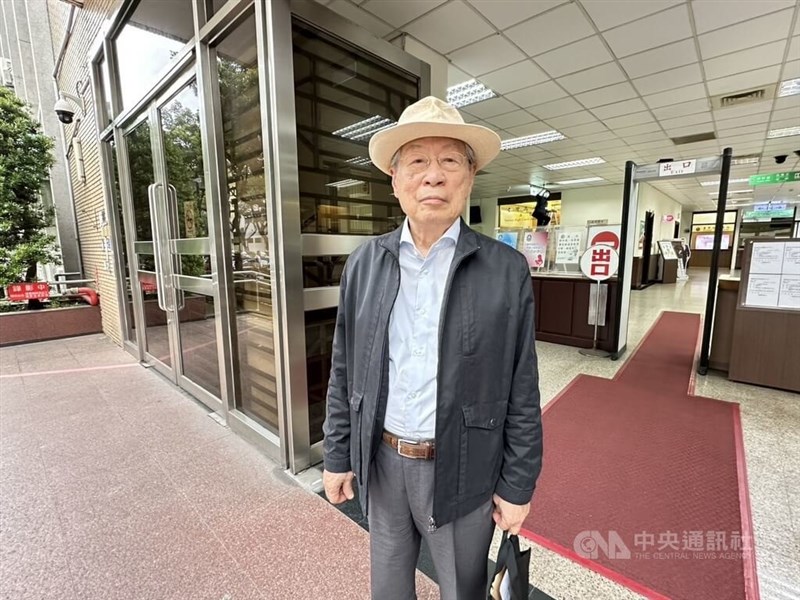 Deh Tzu-tsai appears at the Taiwan High Court on Tuesday. CNA photo March 4, 2025