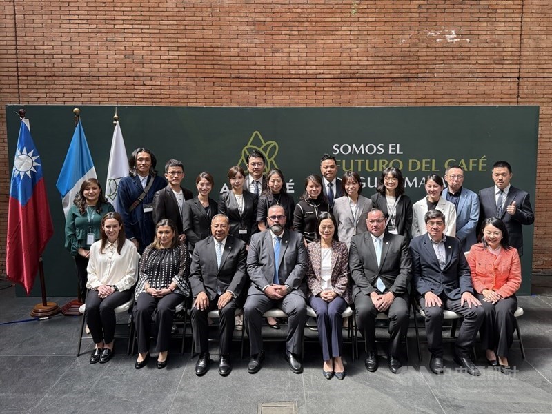 The “2025 Central America Coffee Economic and Trade Inspection Group" organized by Taiwan’s Ministry of Foreign Affairs is visiting Guatemala. CNA photo March 4, 2025