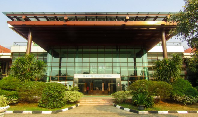 Ching Luh factory building in Indonesia. Photo taken from Ching Luh's website