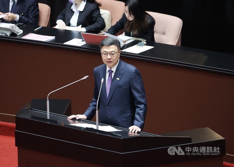 Premier Cho Jung-tai (front). CNA photo March 11, 2025