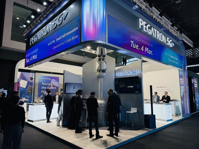 Pegatron showcases its latest tech during the MWC exhibition held earlier this month in Barcelona. Photo courtesy of Pegatron