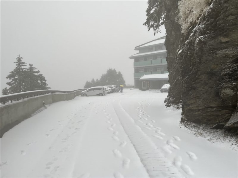 Qilai East Ridge in Hualien County. Photo courtesy of the Hualien County Fire Department March 19, 2025